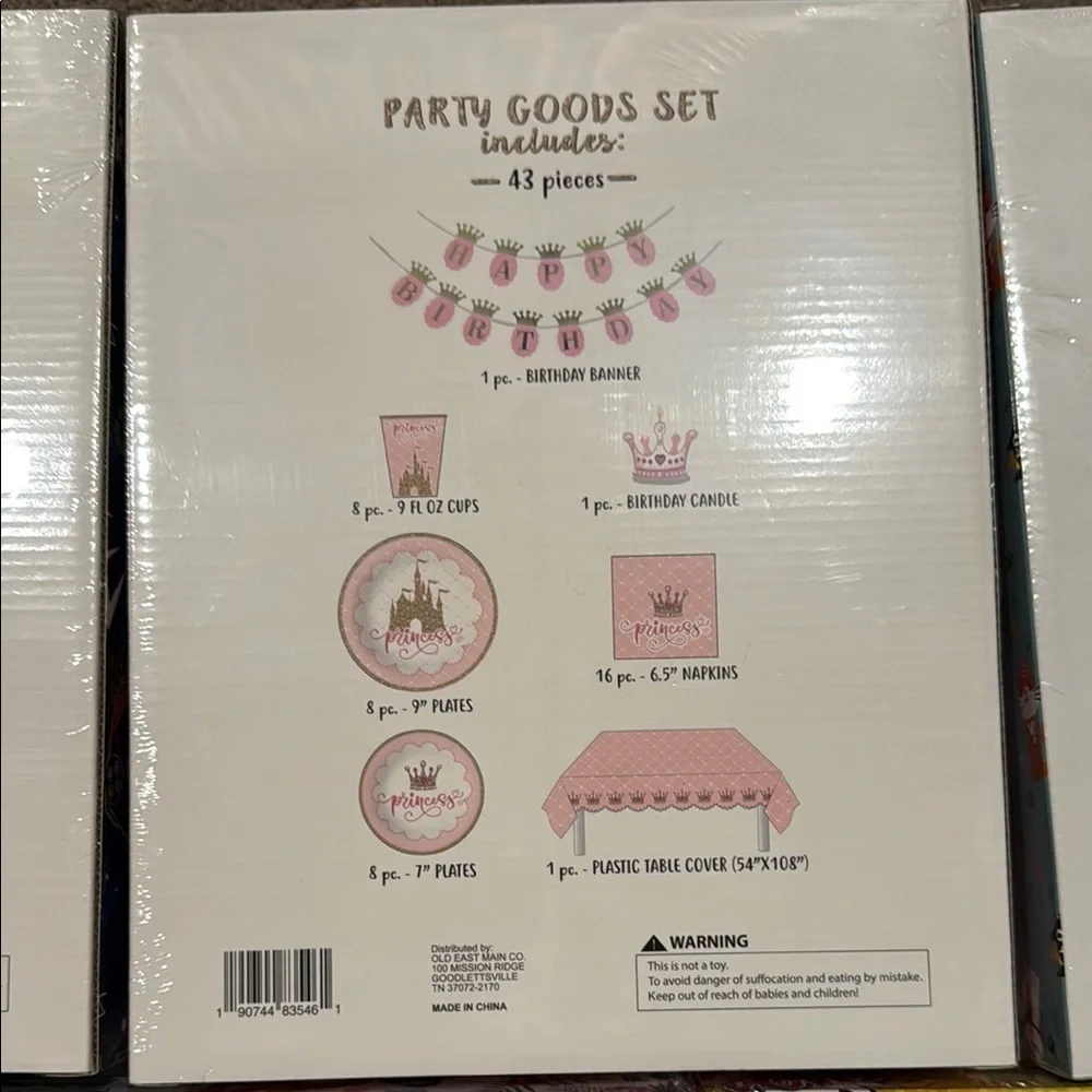 New Party in a Box Sets - Multiple Birthday Themes